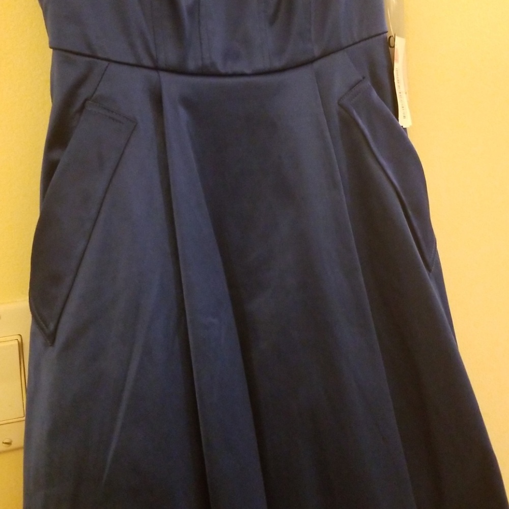 Teeze Me Double Strap Long High-Low Dress - Picture 4 of 5